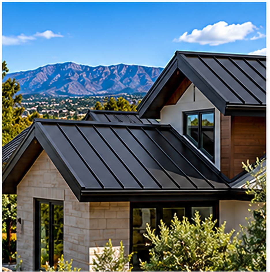 Standing seam metal roof below the mountains &mdash; Metal Roofing Dogpatch